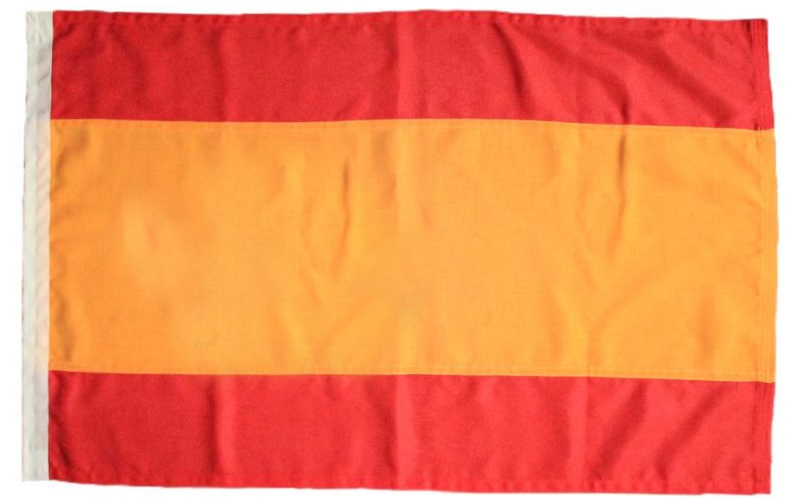 1.5yd 54x27.5in 137x68 cm Spain flag (woven MoD fabric)